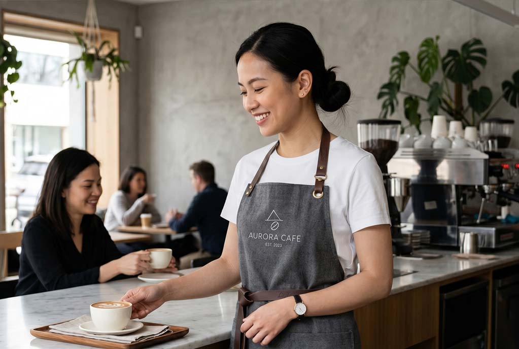 Áo thun quán cà phê